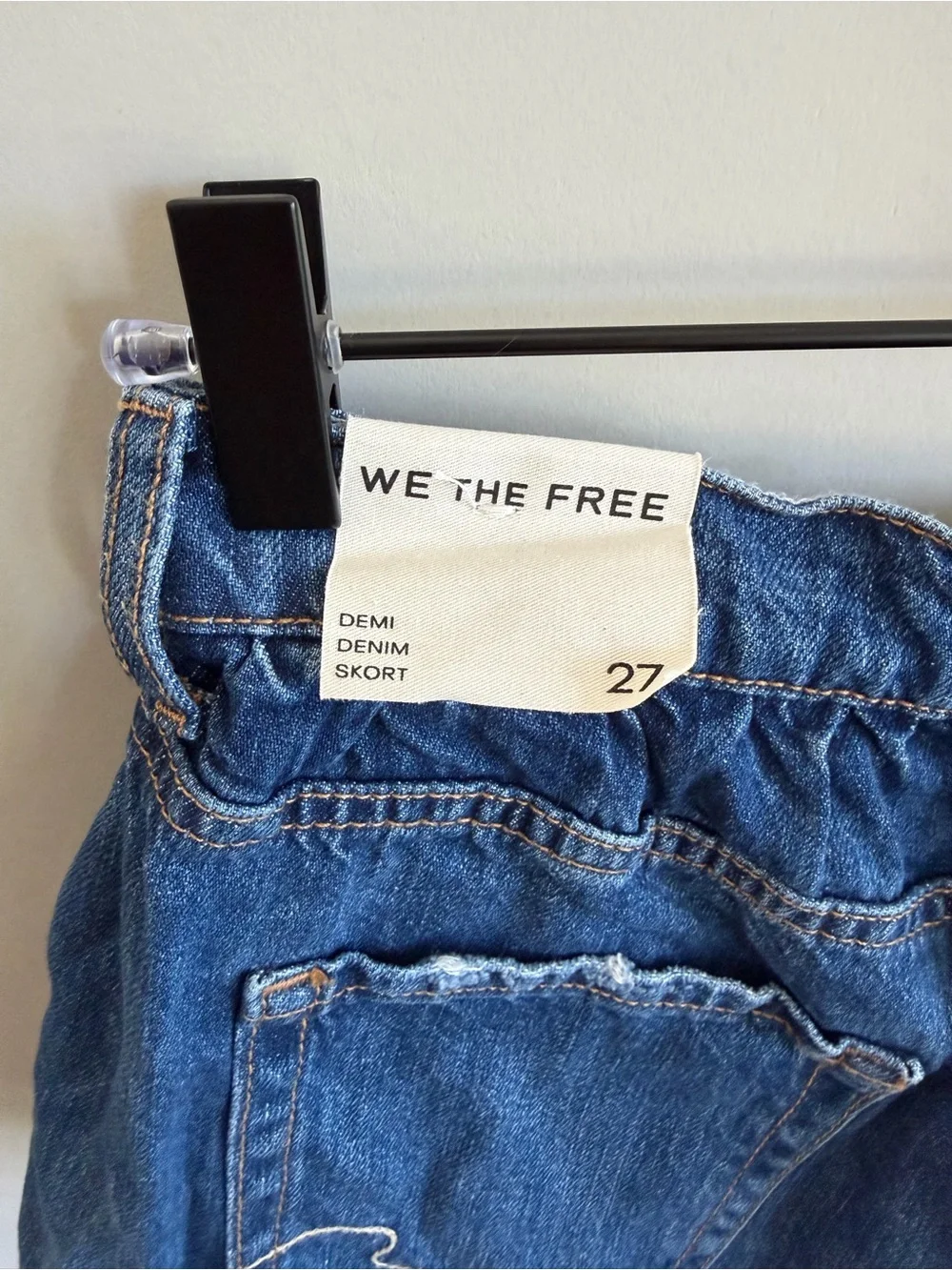FREE PEOPLE We the Free Demi Denim Skort
